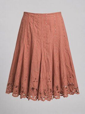 Elie Tahari Embroidered Skirt
